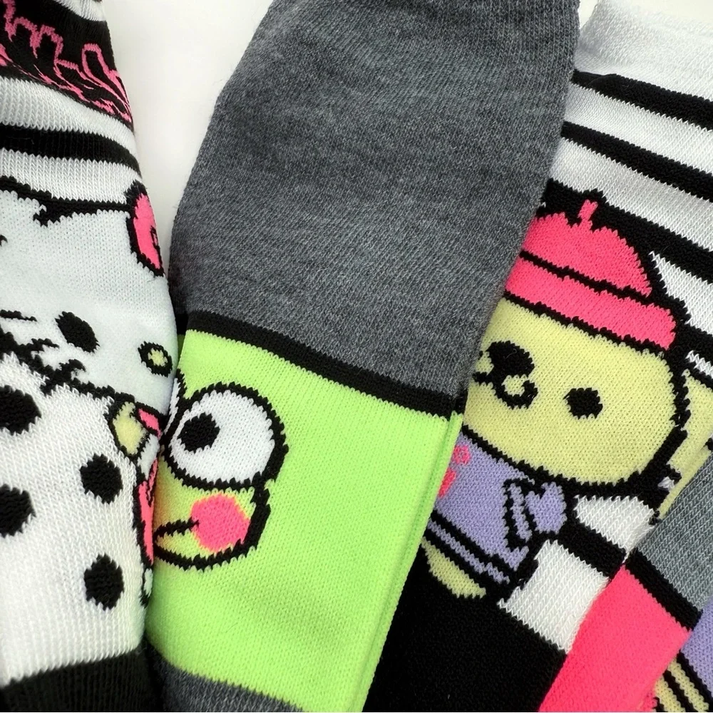 Hello Kitty Womens No Show Socks My Melody Keroppi Pompompurin Badtz Maru Gift